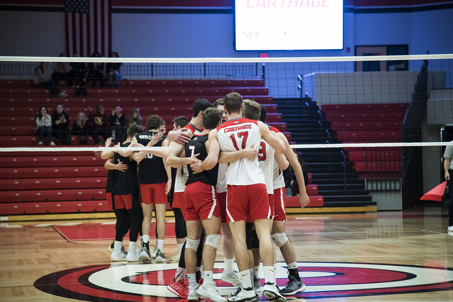 The Carthage Men's Volleyball team won the NCAA championship in 2021.