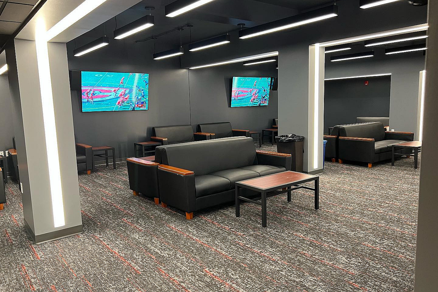 All Carthage students are welcome to visit the Esports Arena to play games, watch movies, or hang out with friends.