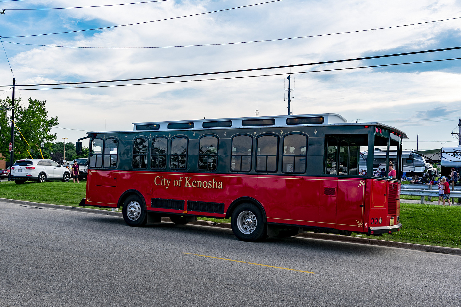 The Lakefront Trolley operates from May through September and stops right in the heart of campus.Photo credit: VisitKenosha.com