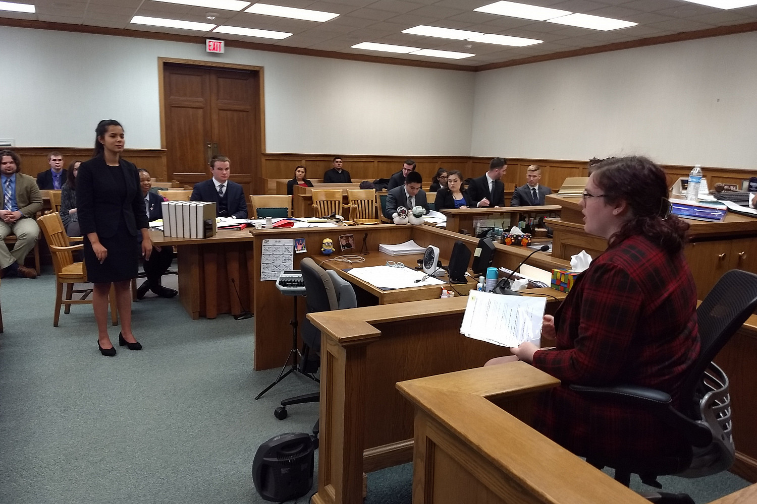 The 2018 Mock Trial tournament was held at the Kenosha County Courthouse.
