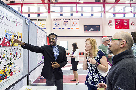 Students present their research at the 2019 Celebration of Scholars event.
