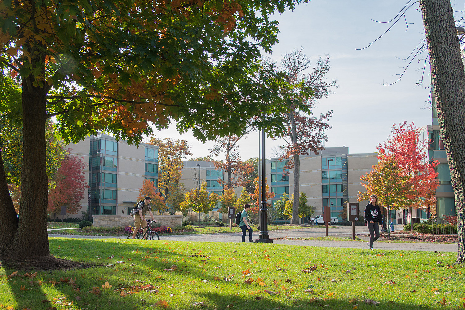 The Oaks Residential Village is a cluster of six residential buildings on the south side of campus, named for the beautiful trees that su...