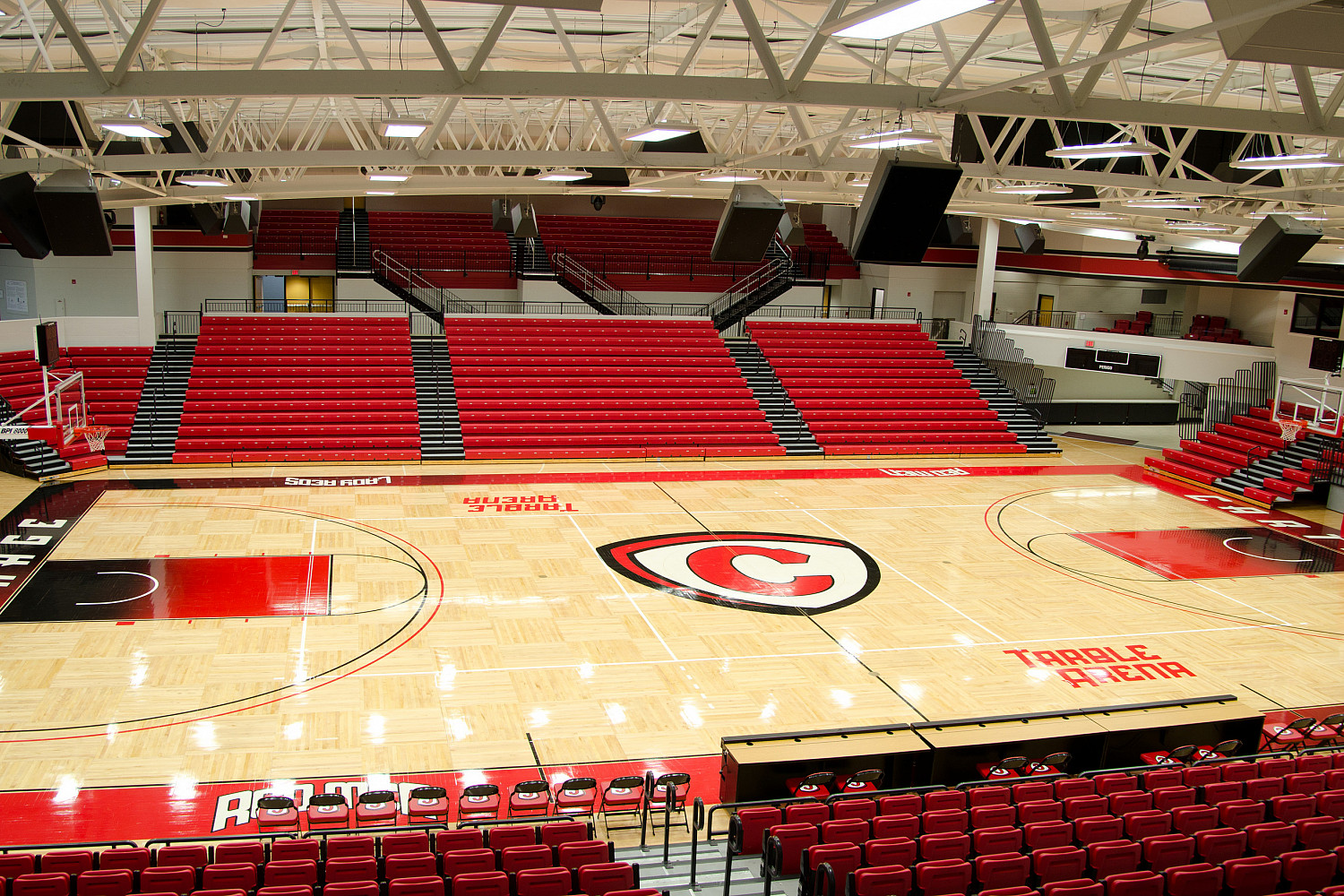 Tarble Arena houses games and practices for men's and women's basketball, and men's and women's volleyball. The facility features a parqu...