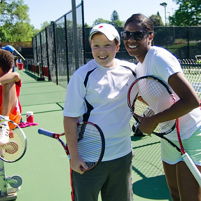 Kids can sign up for sports camps at Carthage.
