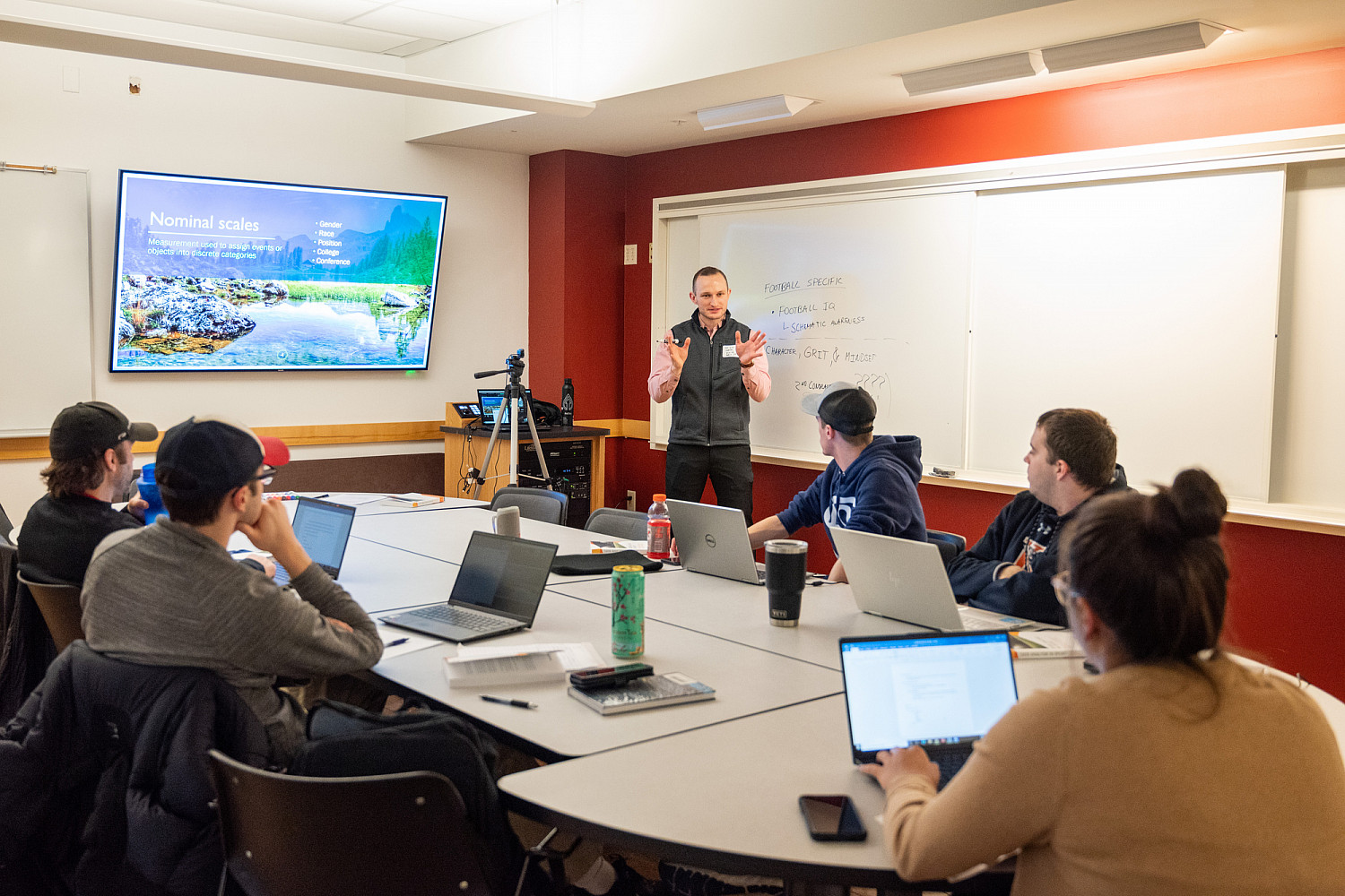 Professor Carter Rockhill (management, marketing, and Master of Business — Design and Innovation and Sports Management)