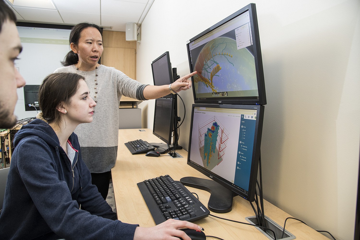 Professor Wenjie Sun (geographic information science, computer science, Asian studies)