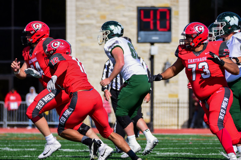 The Carthage College football team