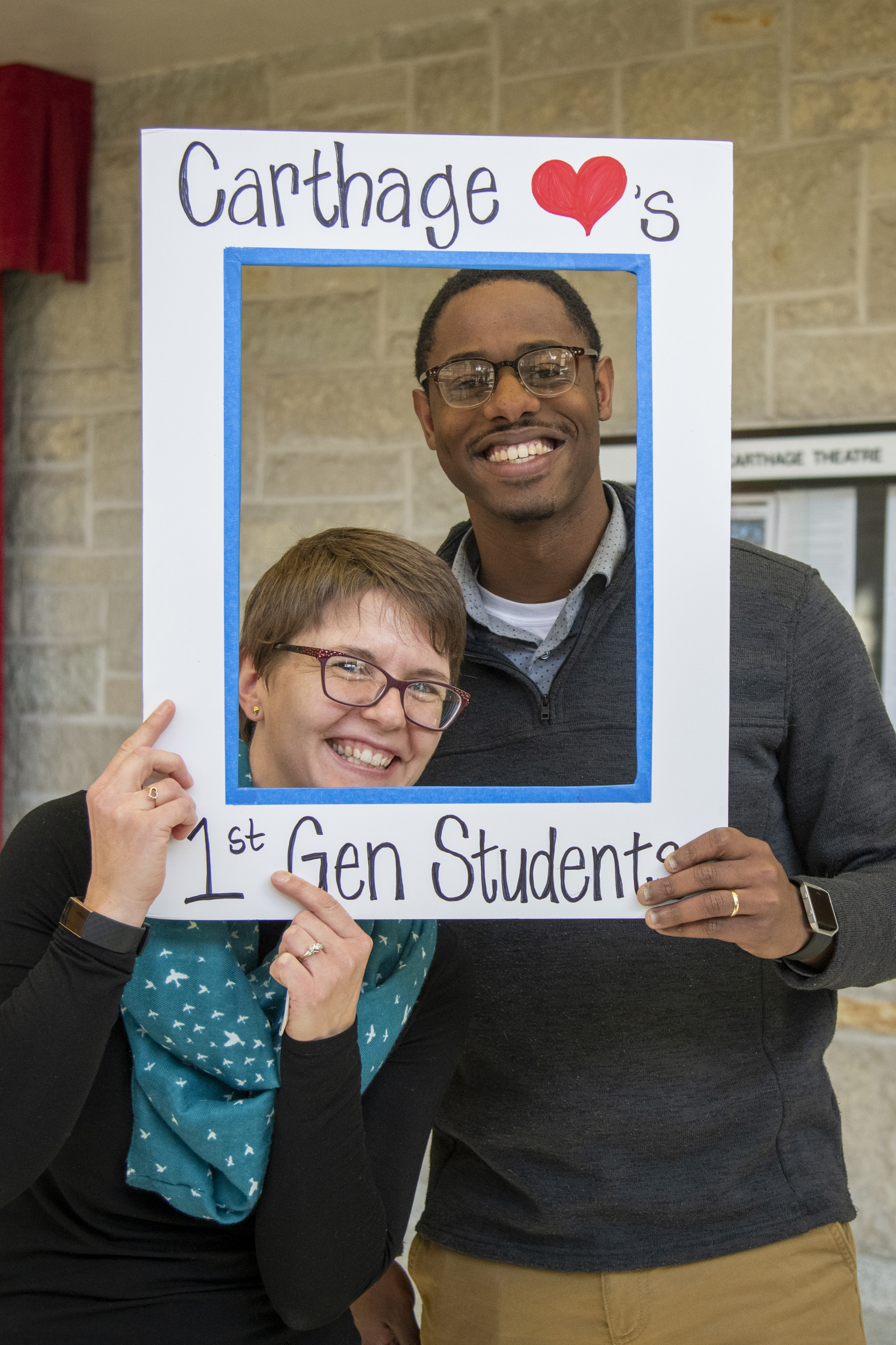 Carthage regularly holds special events to welcome first-generation students.