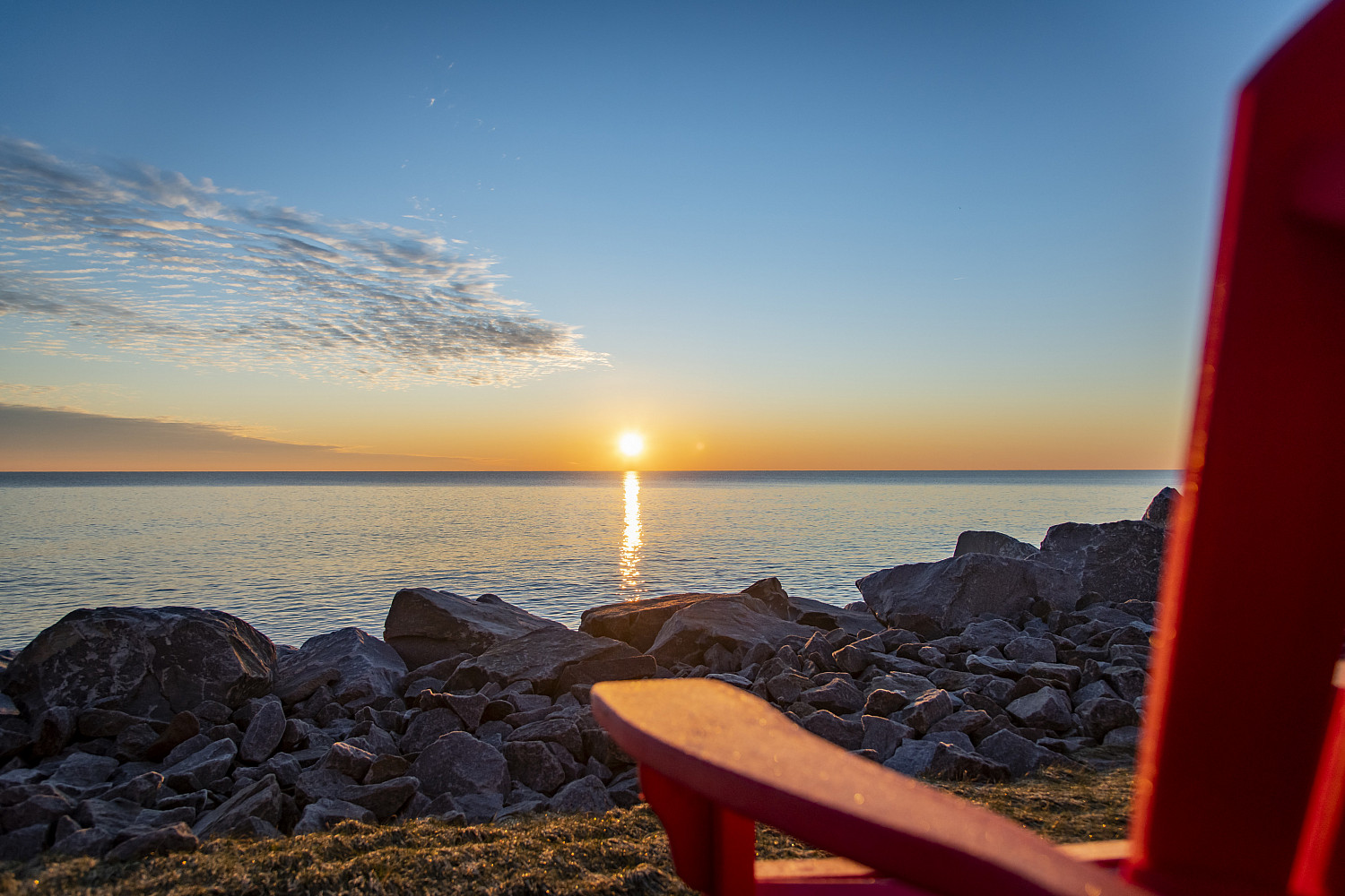 At Carthage, you'll wake up to sunrises over Lake Michigan ...