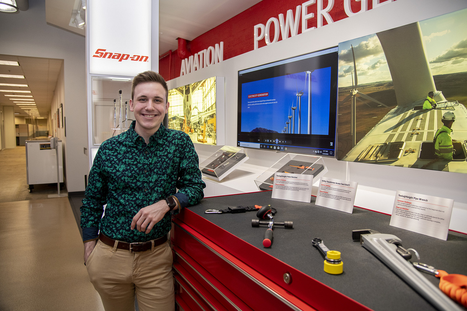 Evan Blievernicht at SnapOn