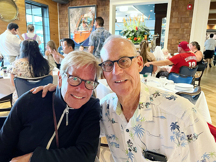 Kalen (Kalfahs) Theusch '79 and her husband, Jim