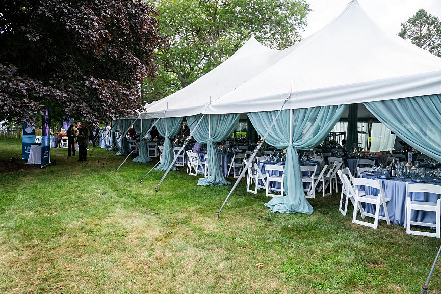 Carthage's expansive campus can accommodate tented events of different sizes.