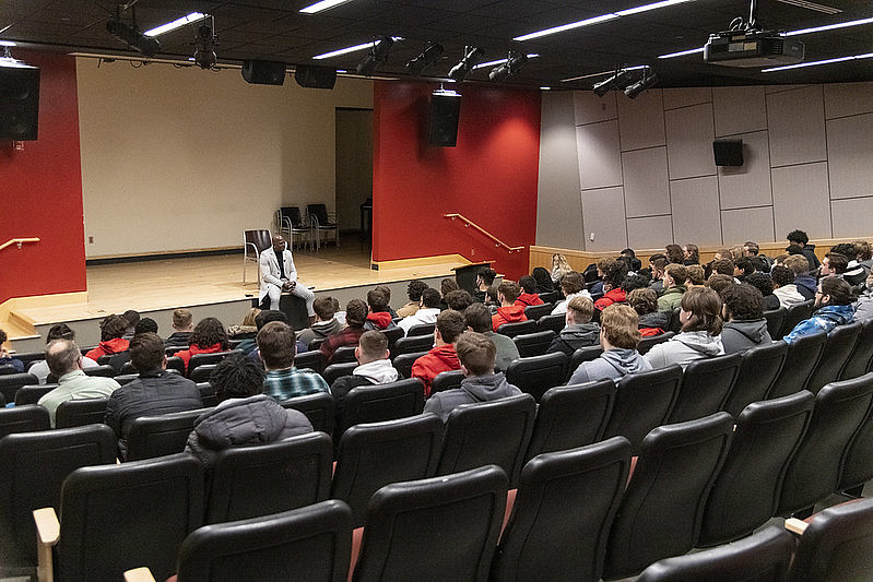 The Campbell Student Union Auditorium seats 200 and includes a multi-purpose stage that is equipped with sound, lighting, a projector, an...