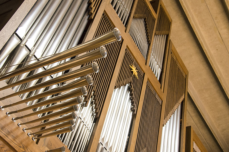The Fritsch Memorial Casavant pipe organ is one of the finest tracker-action organs in the Midwest.
