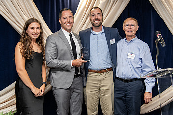 John Quever '09 and his Light that Travels award