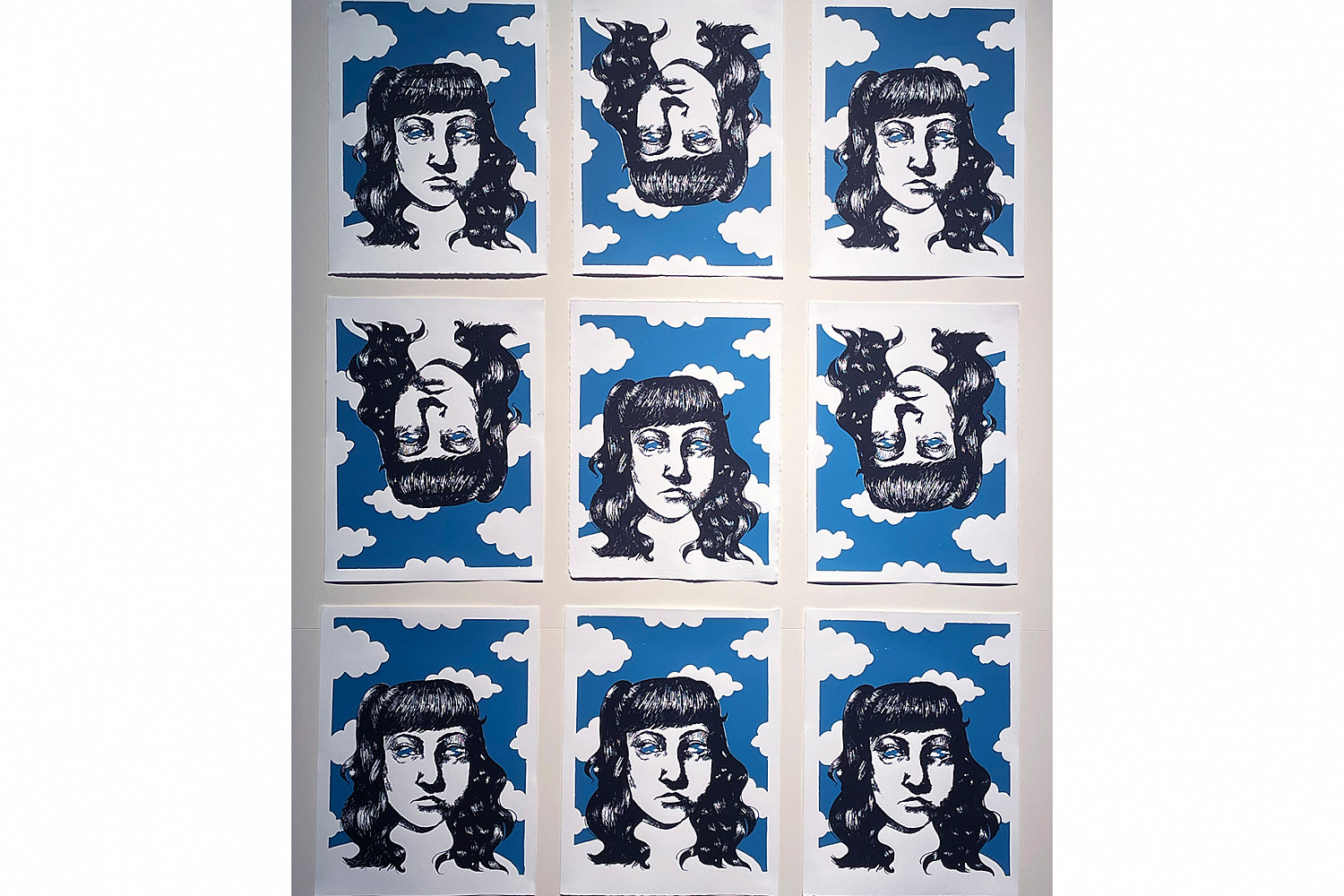 Silkscreen, Spring 2021 (from Senior Thesis Exhibition), Hailey Williams '19