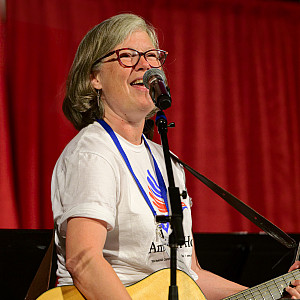 Cameron Swallow at the Braver Angels Convention.