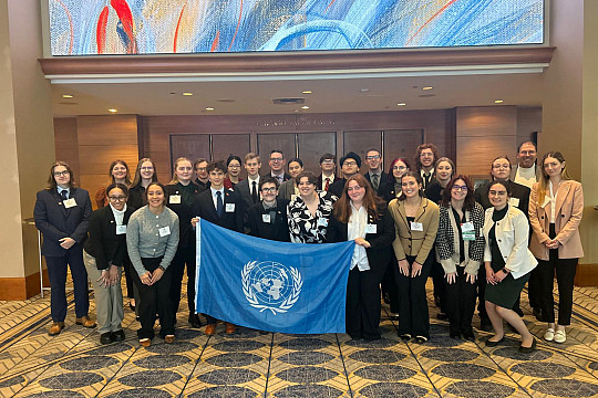 Model UN group photo.