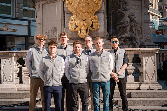 Carthage students ICABME in Vienna, Austria.