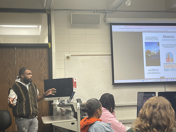 Professor Kelly Kruse connected students in her Adobe Creative Cloud class with directors from over 20 Wisconsin communities.
