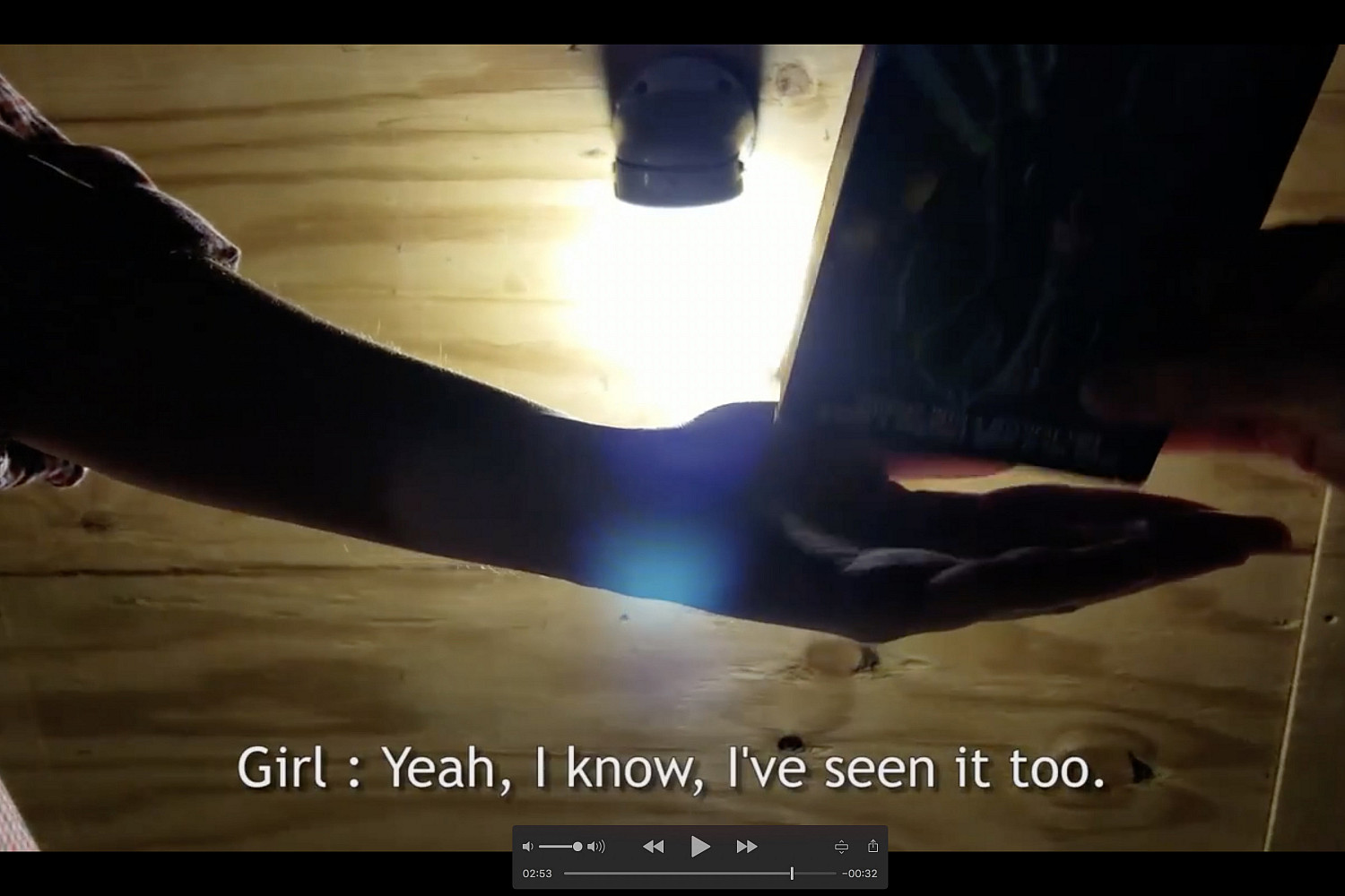 Video still, Spring 2018, Tyler Meder '21