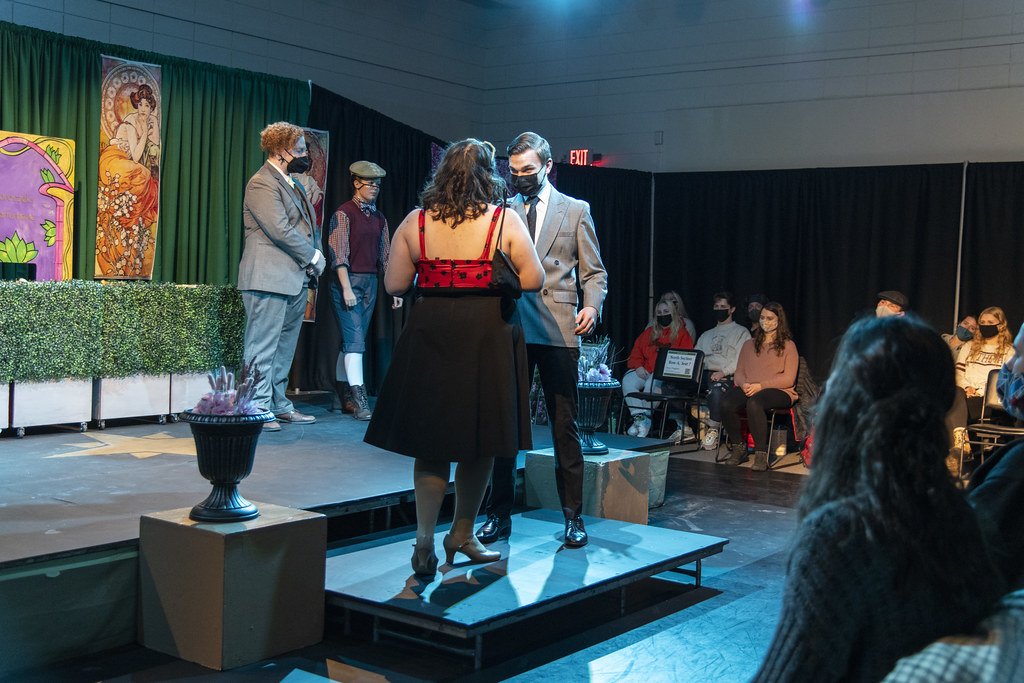 A performance of Carthage College's production of She Loves Me in 2021.