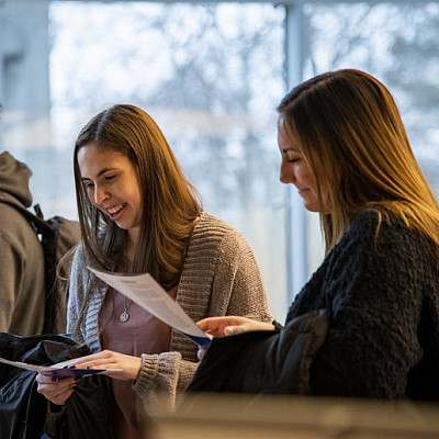 Students attend the 2019 Pre-Health Fair.