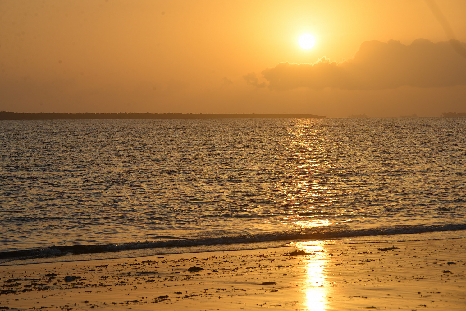 A sunset photo taken on a study tour to Tanzania.