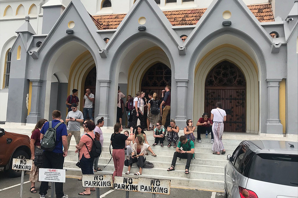 Students on a J-Term study tour in Tanzania.