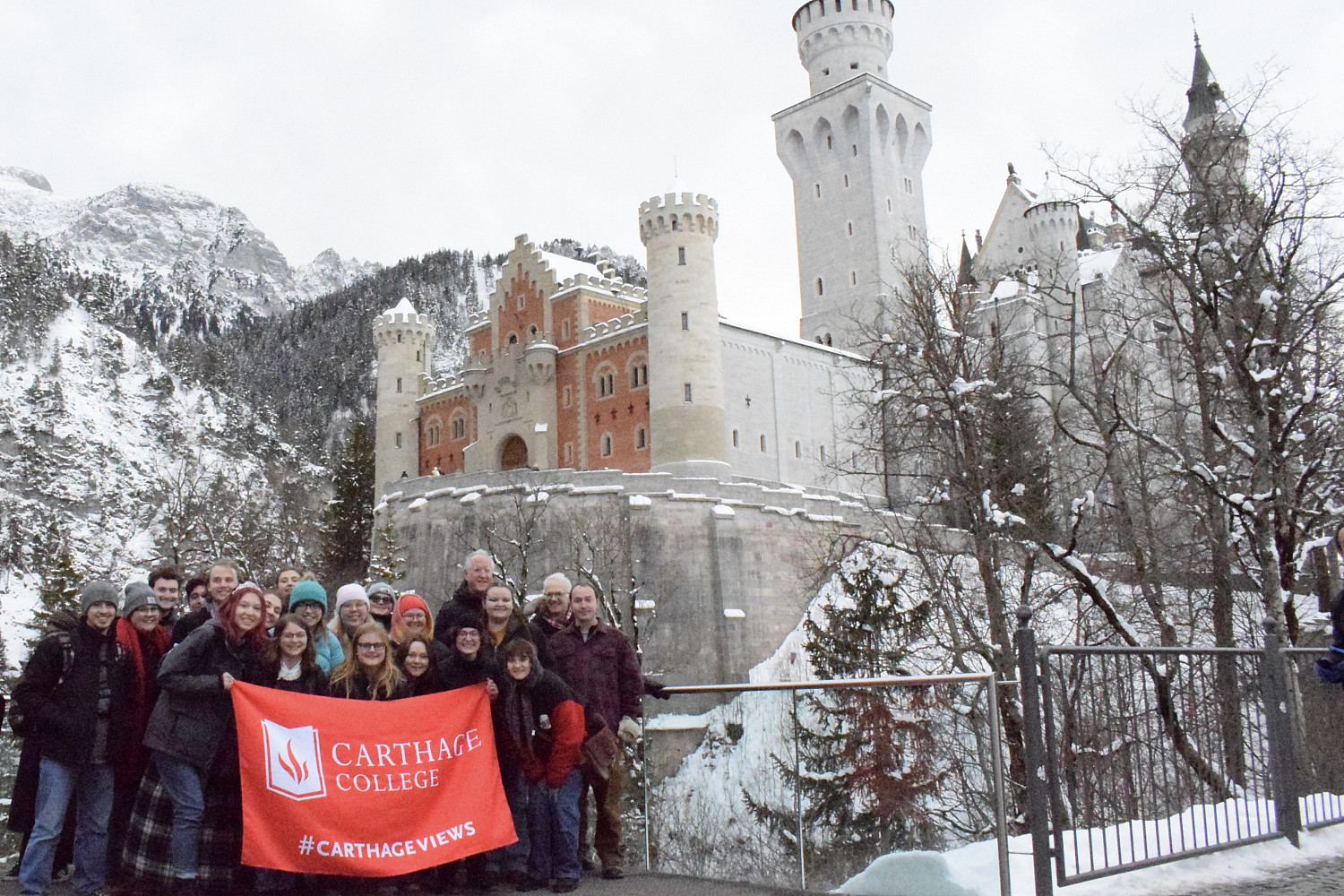 Students and faculty on the J-Term study tour to Germany.
