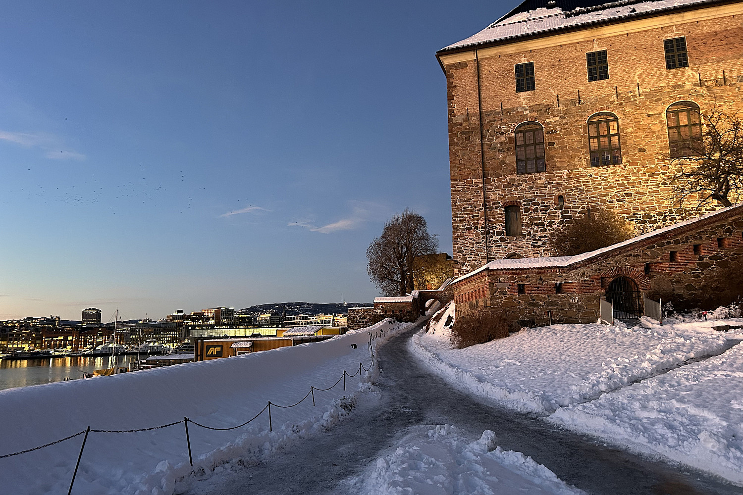 Akershus Fortress in Oslo, Norway.