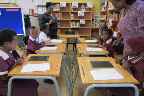 Carthage students can participate in a service-learning J-Term study tour to the Nkume School in Eshowe, South Africa.