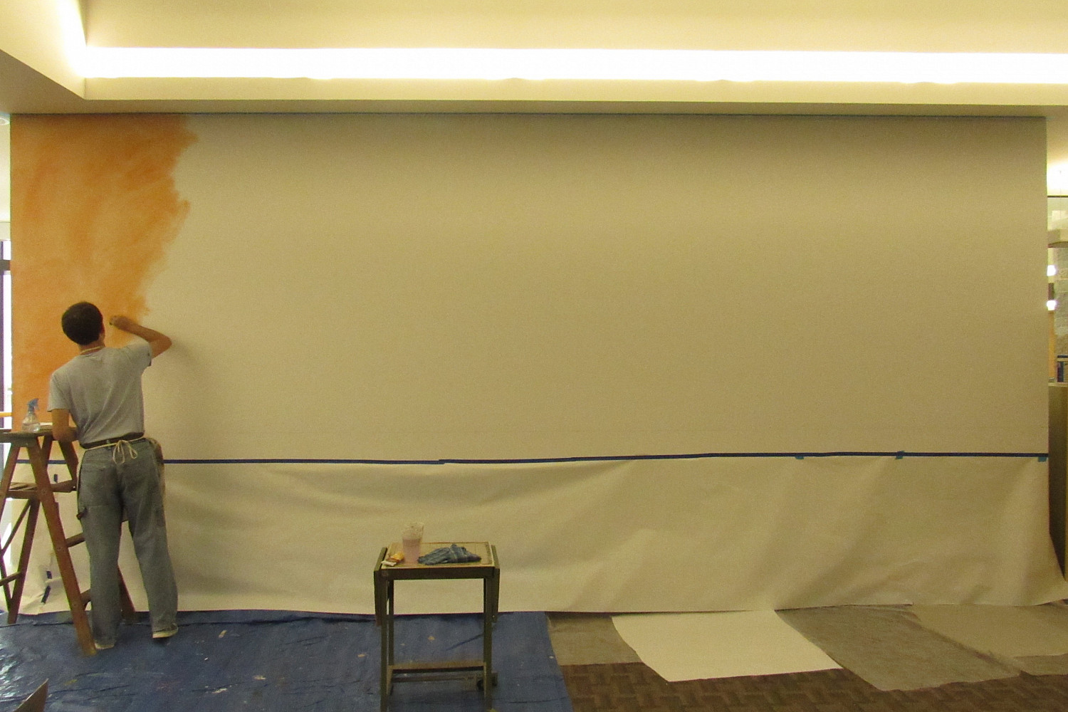 Hedberg Library Domains of Knowledge Mural by Paul Salsieder '18