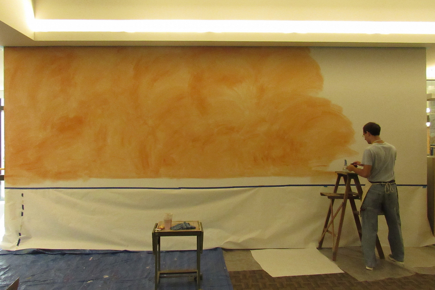 Hedberg Library Domains of Knowledge Mural by Paul Salsieder '18