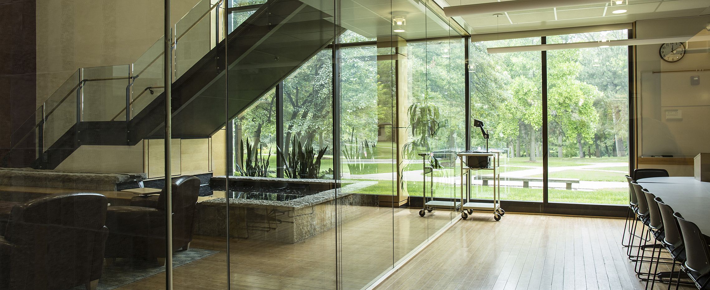 The A. W. Clausen Center for World Business is both a first-class learning facility for Carthage students and an active program of speake...