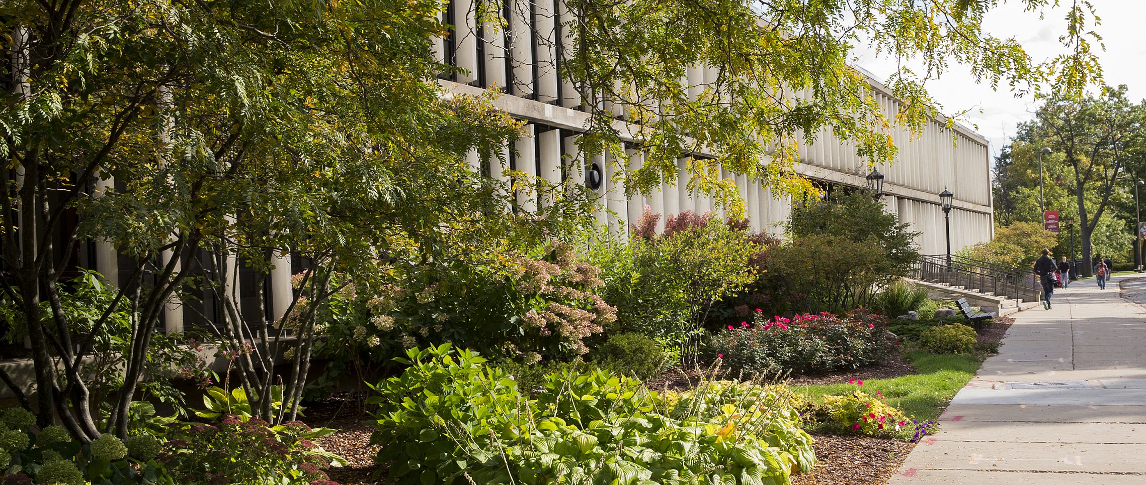 Profs. Maggie Burk (music), Matthew Hougland (musical theatre), Carter Rockhill (management, marketing), and Nancy Reese (nursing) at the...