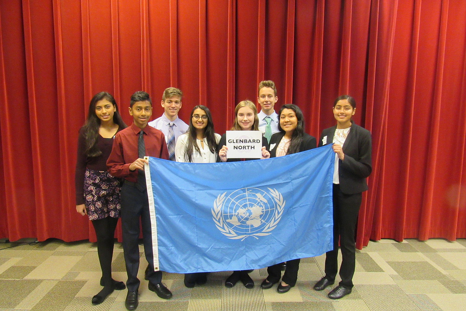 Glenbard North High School at the 2017 Model UN High School Conference at Carthage.