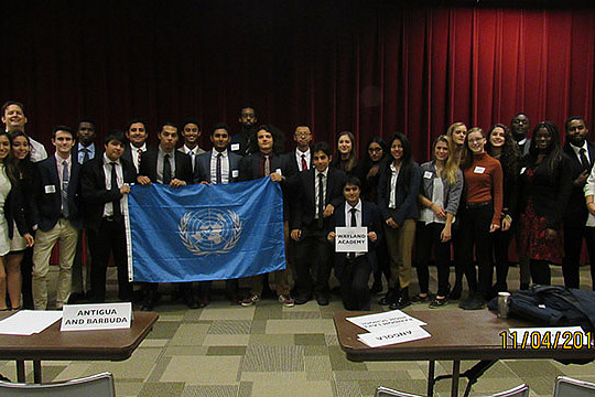 Wayland High School at the 2016 High School Conference at Carthage.