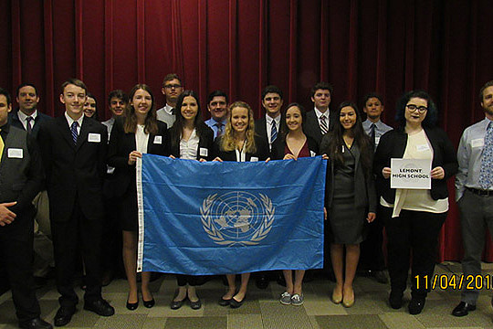 Lemont High School at the 2016 High School Conference at Carthage.