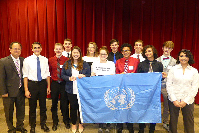 Random Lake High School at the 2016 High School Conference at Carthage.