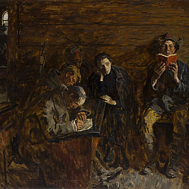 Between Battles. Oil on Canvas. Aleksei and Sergei Tkachev.