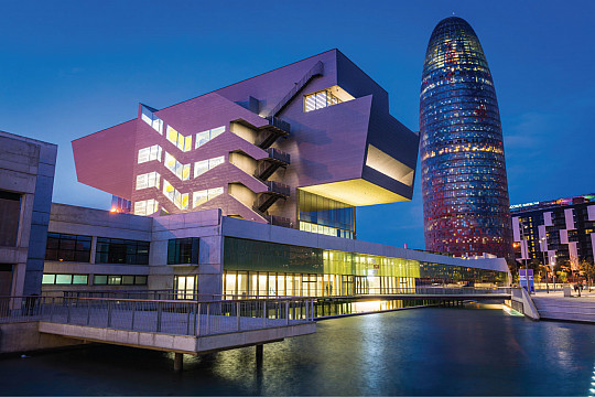 An interesting building in Barcelona, Spain.