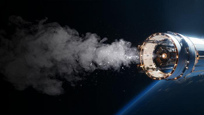 Tank venting in space